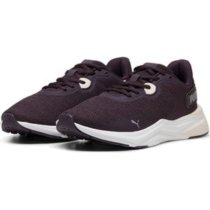 PUMA - Disperse Xt 3 Knit - Hardloopschoenen - Midnight Plum Rosebay - Lage Laarsconstructie