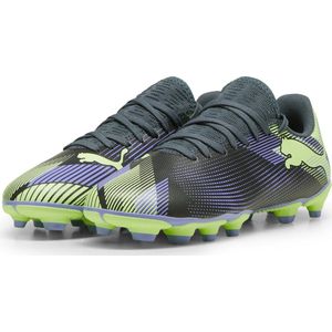 PUMA FUTURE 7 PLAY FG/AG Jr Unisex Sportschoenen - Gray Skies-Elektro Purple-Fizzy Apple-PUMA White - Maat 37