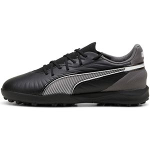 PUMA KING MATCH TT voetbalschoenen, Zwart/Grijs/Wit, Maat 28