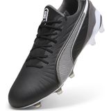 PUMA - KING ULTIMATE FG/AG - Voetbalschoenen - Zwart/Grijs/Wit