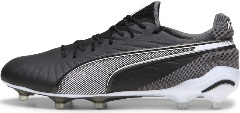 PUMA - KING ULTIMATE FG/AG - Voetbalschoenen - Zwart/Grijs/Wit
