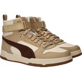 PUMA Rbd Game WTR Sneaker - Alpine Snow Haute Coffee - Tumble Leer - Mid Laars