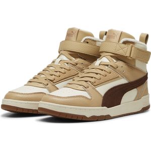 PUMA Rbd Game WTR Sneaker - Alpine Snow Haute Coffee - Tumble Leer - Mid Laars