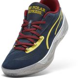 PUMA - All-Pro NITRO? Polar Express - Basketbalschoenen - Blauw/Rood/Goud - Mesh/Synthetisch