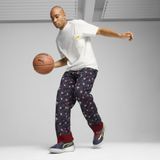 PUMA - All-Pro NITRO? Polar Express - Basketbalschoenen - Blauw/Rood/Goud - Mesh/Synthetisch