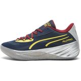 PUMA - All-Pro NITRO? Polar Express - Basketbalschoenen - Blauw/Rood/Goud - Mesh/Synthetisch