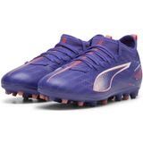 PUMA Ultra 5 Match Mg Jr voetbalschoen voor kinderen, uniseks, Lapis Lazuli PUMA White Sunset Glow, 28 EU
