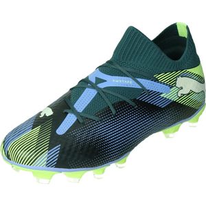 PUMA Future 7 Pro Fg/Ag voetbalschoenen, uniseks, Gray Skies PUMA Sprankelende appel wit