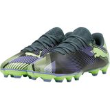 PUMA FUTURE 7 PLAY FG/AG Unisex Sportschoenen - Gray Skies - Elektro Purple - Fizzy Apple