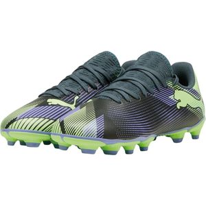 PUMA FUTURE 7 PLAY FG/AG Unisex Sportschoenen - Gray Skies - Elektro Purple - Fizzy Apple