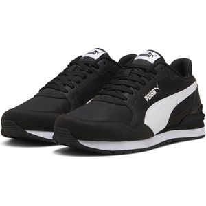 PUMA - ST Runner v4 - Sneakers - Puma Black-Puma White - Suède en Nylon