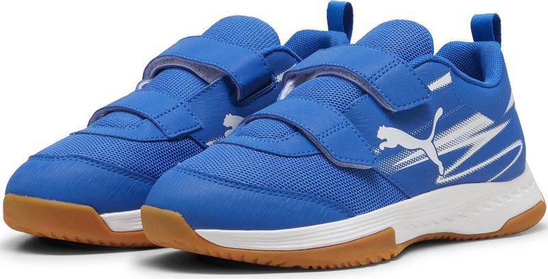 PUMA - Varion II - Korfbalschoenen - Blauw/Wit - Gerecycled Materiaal