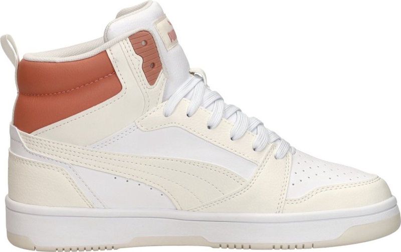 Puma - Rebound v6 - Sneakers Hoog - Gebroken Wit
