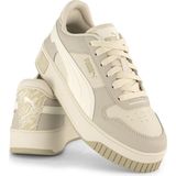 PUMA Carina Street Animal Sneakers - Alpine Snow Warm Wit