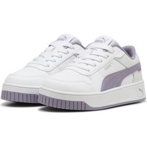 Puma Carina Street Sneakers Kinder Schuhe | Mit Plain | White/Pale Plum/Silver | Größe: 31