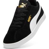 PUMA - Club II Suede - Sneakers - Zwart/Wit/Goud - Suede