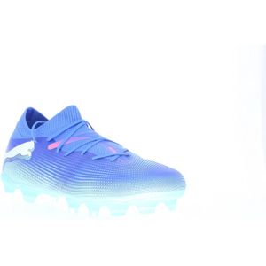 PUMA Future 7 Match Gras / Kunstgras Voetbalschoenen (MG) Blauw Turquoise Wit