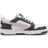 PUMA Rebound v6 Low Unisex Sneakers - Strong Gray-Mauve Mist-PUMA White