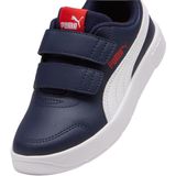 Sneakers - Courtflex V3 - Imitatieleer - Profielzolen - Velcro Sluiting