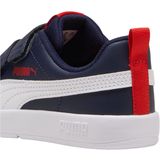 Sneakers - Courtflex V3 - Imitatieleer - Profielzolen - Velcro Sluiting