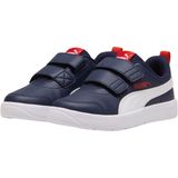 Sneakers - Courtflex V3 - Imitatieleer - Profielzolen - Velcro Sluiting