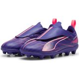 PUMA Ultra 5 Play V Fg/Ag Rb Jr voetbalschoenen, uniseks, kinderen, Lapis Lazuli PUMA White Sunset Glow