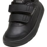 PUMA - Courtflex V3 - Sneakers - Zwart - Synthetisch Bovenwerk