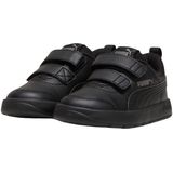 PUMA - Courtflex V3 - Sneakers - Zwart - Synthetisch Bovenwerk