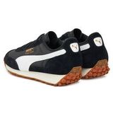 PUMA - Easy Rider - Sneakers - Zwart/Wit - Textiel/Suède