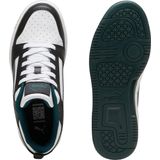 PUMA Puma Rebound V6 Lo Jr Unisex Sneakers - PUMA White-Hyperlink Blue-Galactic Gray