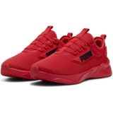 PUMA - Retaliate 3 - Hardloopschoenen - Zwart/Rood - Gerecycled Materiaal