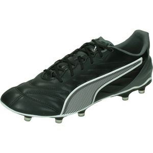 PUMA - King Pro - Voetbalschoen - Zwart - Wit - Cool Donkergrijs