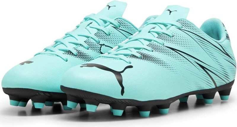 Puma - Attacanto - Voetbalschoenen - Zwart - Synthetisch - Lichtgewicht