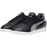 PUMA - King Match - Zaalvoetbalschoenen - Zwart Wit Grijs