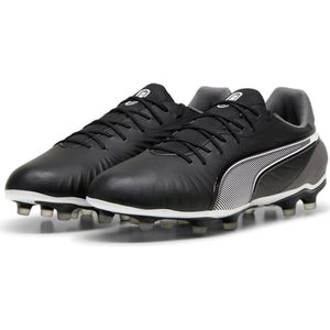 PUMA - KING MATCH FG/AG - Voetbalschoenen - Zwart - Synthetisch Materiaal