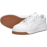 PUMA - Carina Street - Sneakers - Wit/Goud - Leer