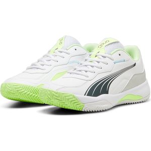 Puma - NOVA SMASH - Padelschoenen - Zwart - Synthetisch - Regular Fit