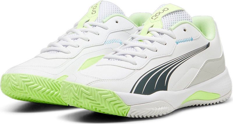 Puma - NOVA SMASH - Padelschoenen - Zwart - Synthetisch - Regular Fit