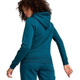 PUMA ESS Logo Hoodie FL Dames Trui Cold Green