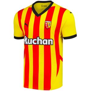 Puma - RC Lens 2024/25 - Thuisshirt - Rood/Geel - Ademend Materiaal