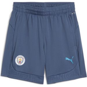 PUMA Manchester City Trainingsbroekje - Donkerblauw Lichtblauw - 100% Gerecycled Polyester