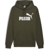 PUMA ESS Big Logo Hoodie FL () Heren Trui - Dark Olive
