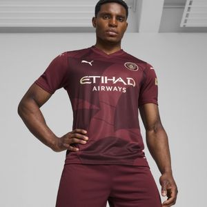 Puma Manchester City 24/25 Ausweichtrikot Herren | Mit Color Blocking | Dark Jasper | Größe: XS