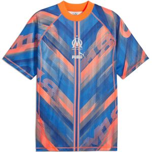 Puma - OM Retro - Sportshirt - Blauw - Geborduurd Logo