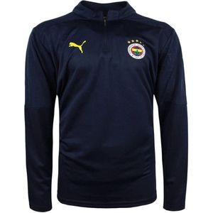 PUMA Fenerbahce SK Trainingstrui 1/4-Zip 2024-2025 Donkerblauw Geel