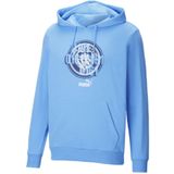 PUMA - Manchester City Hoodie - Lichtblauw - Katoen