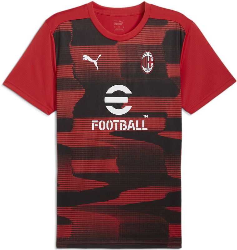 Puma - AC Milan 24/25 - T-shirt - Rood/Zwart - Korte Mouwen