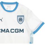 Puma - OM 2024/25 - Thuisshirt - Wit/Blauw - Ademend en Ergonomisch Ontwerp