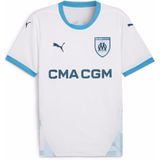 Puma - OM 2024/25 - Thuisshirt - Wit/Blauw - Ademend en Ergonomisch Ontwerp
