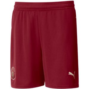 PUMA - Manchester City - Voetbalshorts - Wijnrood - Kinderen - 2024/25